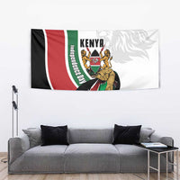 Kenya Jamhuri Day Tapestry Lion With Coat Of Arms - Wonder Print Shop