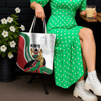 Kenya Jamhuri Day Tote Bag Lion With Coat Of Arms - Wonder Print Shop