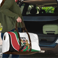 Kenya Jamhuri Day Travel Bag Lion With Coat Of Arms - Wonder Print Shop