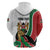 Personalized Kenya Jamhuri Day Zip Hoodie Lion With Coat Of Arms - Wonder Print Shop