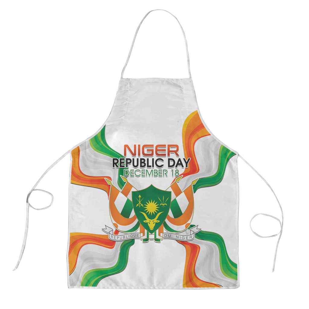 Niger Republic Day Apron Coat Of Arms With Flag - Wonder Print Shop