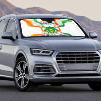 Niger Republic Day Auto Sun Shade Coat Of Arms With Flag - Wonder Print Shop