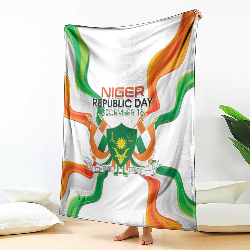 Niger Republic Day Blanket Coat Of Arms With Flag - Wonder Print Shop