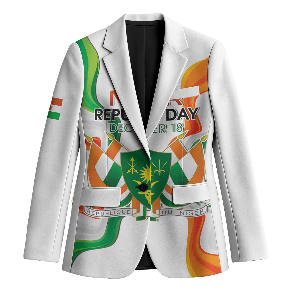 Personalized Niger Republic Day Blazer Coat Of Arms With Flag - Wonder Print Shop