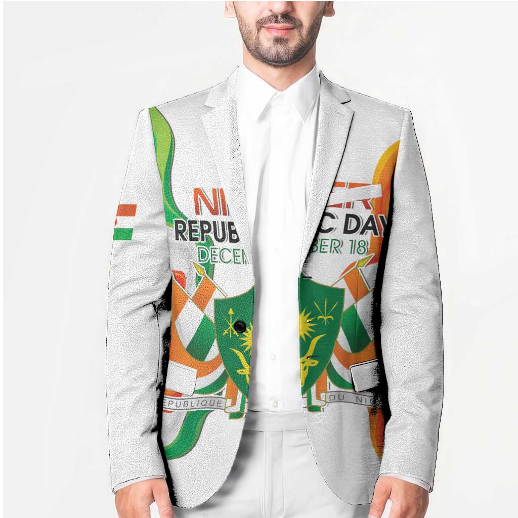 Personalized Niger Republic Day Blazer Coat Of Arms With Flag - Wonder Print Shop