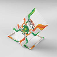 Niger Republic Day Canvas Wall Art Coat Of Arms With Flag - Wonder Print Shop