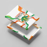 Niger Republic Day Canvas Wall Art Coat Of Arms With Flag - Wonder Print Shop
