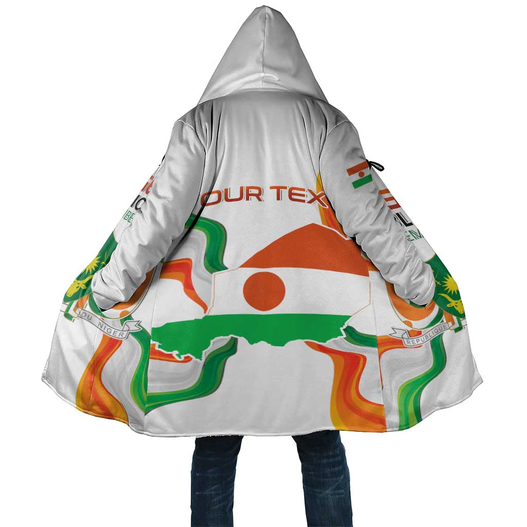 Personalized Niger Republic Day Cloak Coat Of Arms With Flag - Wonder Print Shop