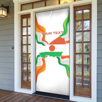 Personalized Niger Republic Day Door Cover Coat Of Arms With Flag - Wonder Print Shop