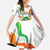 Personalized Niger Republic Day Family Matching Mermaid Dress and Hawaiian Shirt Coat Of Arms With Flag - Wonder Print Shop
