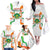 Personalized Niger Republic Day Family Matching Off The Shoulder Long Sleeve Dress and Hawaiian Shirt Coat Of Arms With Flag - Wonder Print Shop