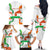 Personalized Niger Republic Day Family Matching Off The Shoulder Long Sleeve Dress and Hawaiian Shirt Coat Of Arms With Flag - Wonder Print Shop