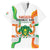 Personalized Niger Republic Day Family Matching Off The Shoulder Long Sleeve Dress and Hawaiian Shirt Coat Of Arms With Flag - Wonder Print Shop