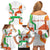 Personalized Niger Republic Day Family Matching Off Shoulder Short Dress and Hawaiian Shirt Coat Of Arms With Flag - Wonder Print Shop