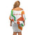 Personalized Niger Republic Day Family Matching Off Shoulder Short Dress and Hawaiian Shirt Coat Of Arms With Flag - Wonder Print Shop