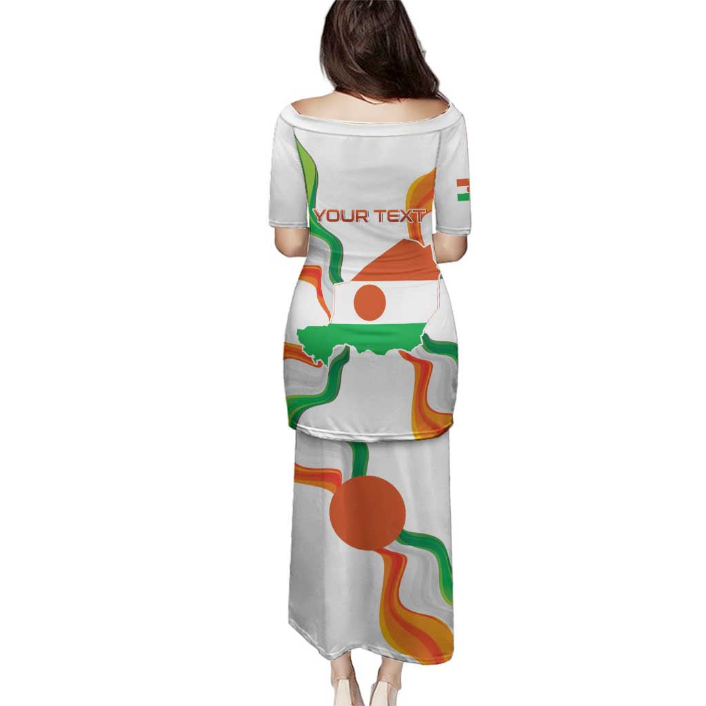 Personalized Niger Republic Day Family Matching Puletasi and Hawaiian Shirt Coat Of Arms With Flag - Wonder Print Shop