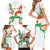 Personalized Niger Republic Day Family Matching Short Sleeve Bodycon Dress and Hawaiian Shirt Coat Of Arms With Flag - Wonder Print Shop