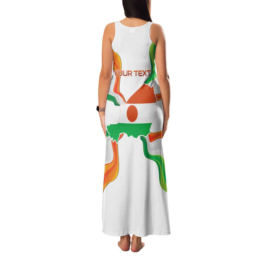 Personalized Niger Republic Day Family Matching Tank Maxi Dress and Hawaiian Shirt Coat Of Arms With Flag - Wonder Print Shop