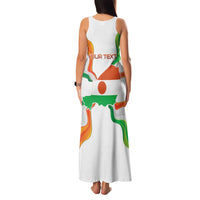 Personalized Niger Republic Day Family Matching Tank Maxi Dress and Hawaiian Shirt Coat Of Arms With Flag - Wonder Print Shop