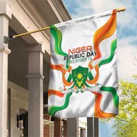 Niger Republic Day Garden Flag Coat Of Arms With Flag - Wonder Print Shop
