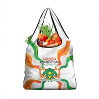 Niger Republic Day Grocery Bag Coat Of Arms With Flag - Wonder Print Shop