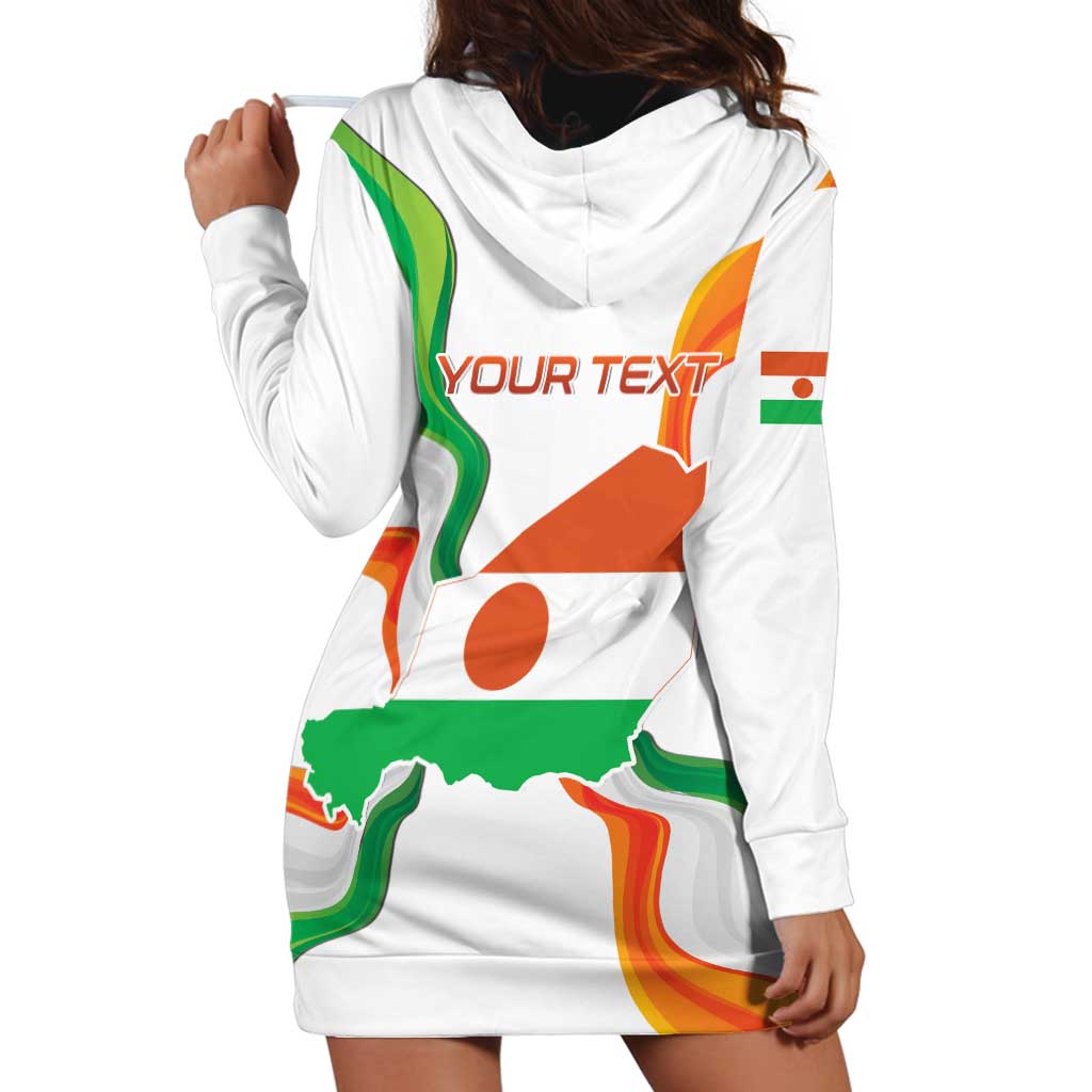 Personalized Niger Republic Day Hoodie Dress Coat Of Arms With Flag - Wonder Print Shop