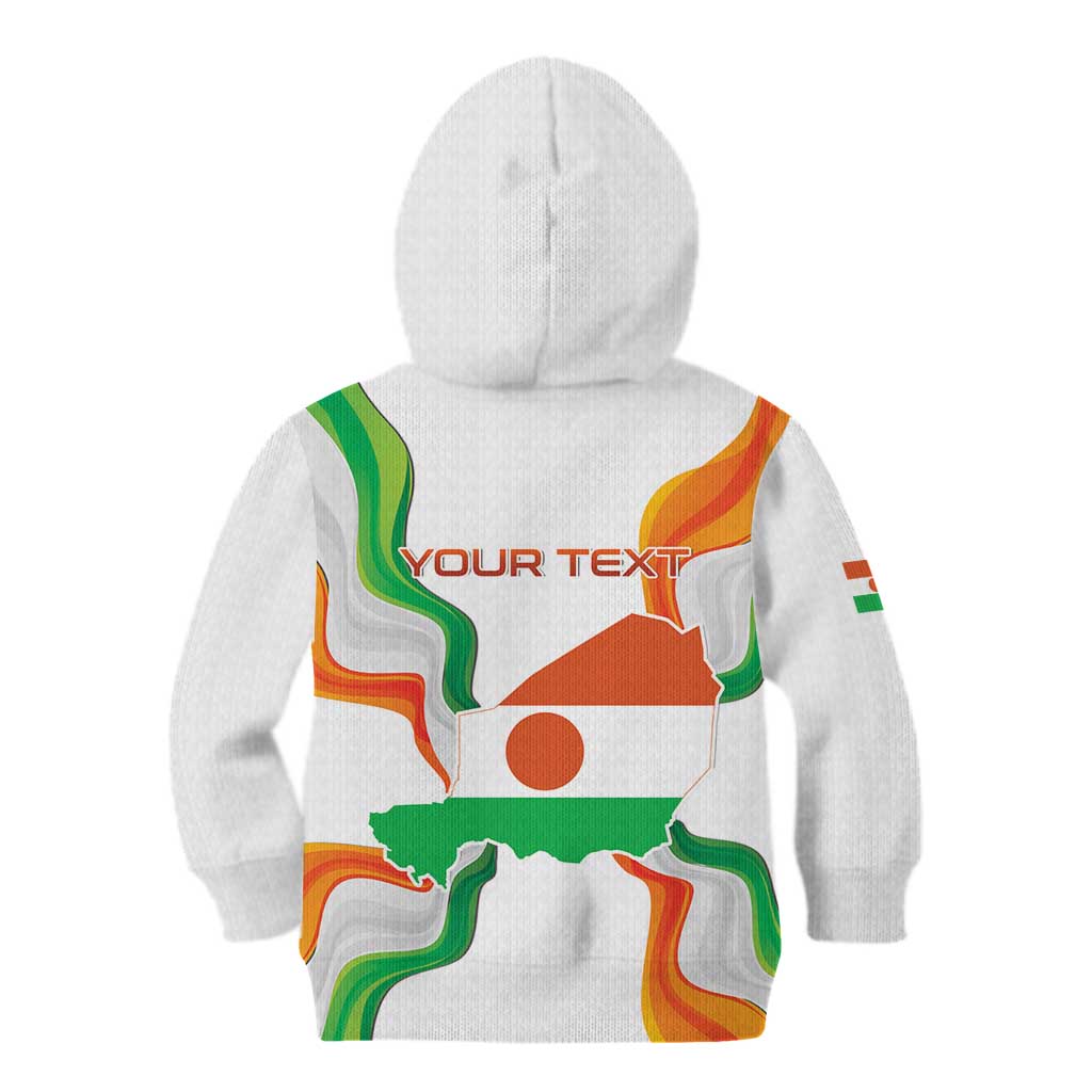 Personalized Niger Republic Day Kid Hoodie Coat Of Arms With Flag - Wonder Print Shop