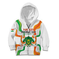 Personalized Niger Republic Day Kid Hoodie Coat Of Arms With Flag - Wonder Print Shop
