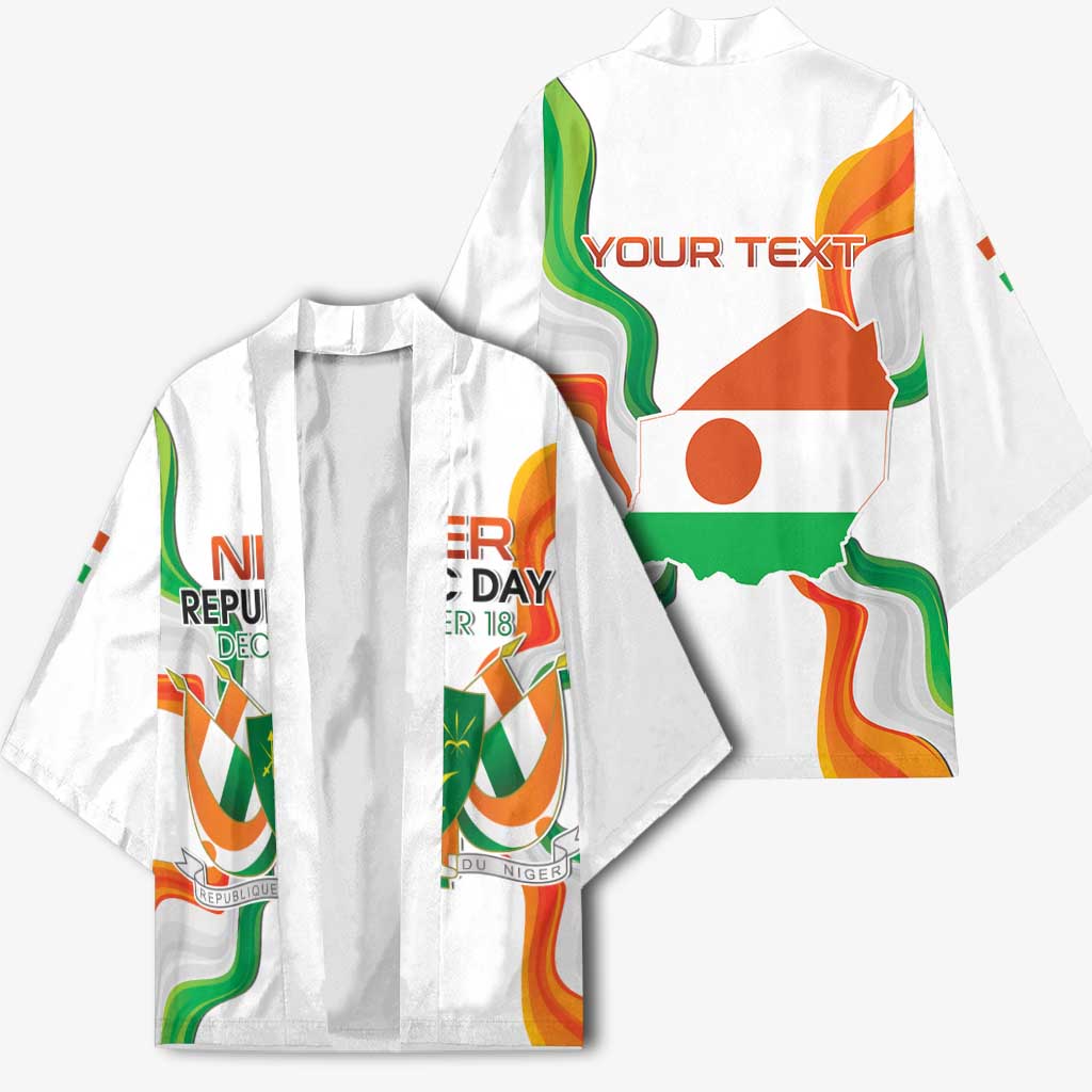 Personalized Niger Republic Day Kimono Coat Of Arms With Flag - Wonder Print Shop