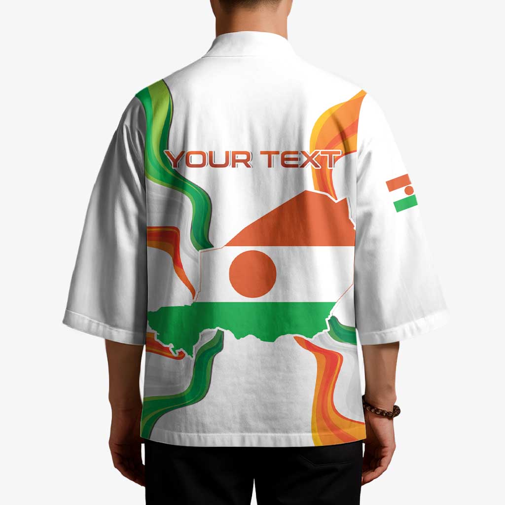 Personalized Niger Republic Day Kimono Coat Of Arms With Flag - Wonder Print Shop