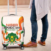 Niger Republic Day Luggage Cover Coat Of Arms With Flag - Wonder Print Shop