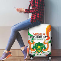 Niger Republic Day Luggage Cover Coat Of Arms With Flag - Wonder Print Shop