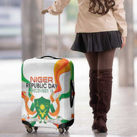 Niger Republic Day Luggage Cover Coat Of Arms With Flag - Wonder Print Shop