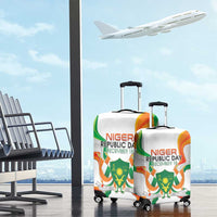 Niger Republic Day Luggage Cover Coat Of Arms With Flag - Wonder Print Shop