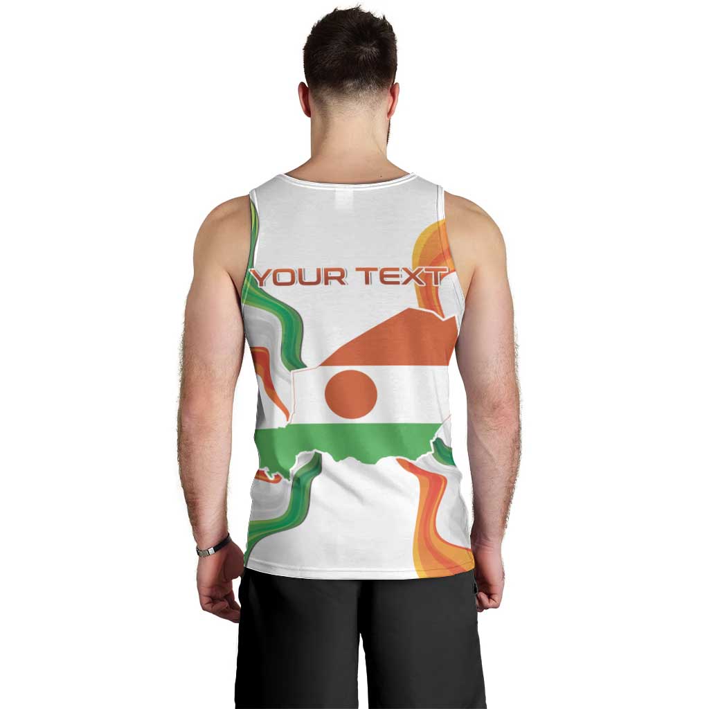 Personalized Niger Republic Day Men Tank Top Coat Of Arms With Flag - Wonder Print Shop