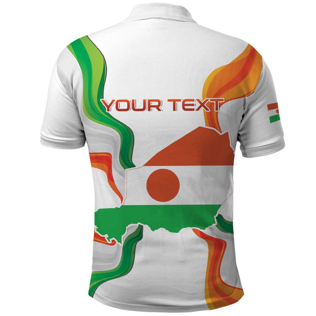 Personalized Niger Republic Day Polo Shirt Coat Of Arms With Flag - Wonder Print Shop
