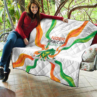 Niger Republic Day Quilt Coat Of Arms With Flag - Wonder Print Shop