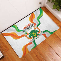 Niger Republic Day Rubber Doormat Coat Of Arms With Flag - Wonder Print Shop
