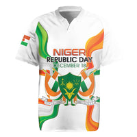 Personalized Niger Republic Day Rugby Jersey Coat Of Arms With Flag - Wonder Print Shop