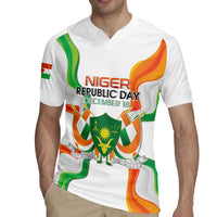 Personalized Niger Republic Day Rugby Jersey Coat Of Arms With Flag - Wonder Print Shop