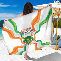 Niger Republic Day Sarong Coat Of Arms With Flag - Wonder Print Shop