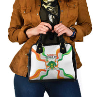Niger Republic Day Shoulder Handbag Coat Of Arms With Flag - Wonder Print Shop