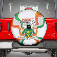 Niger Republic Day Spare Tire Cover Coat Of Arms With Flag - Wonder Print Shop