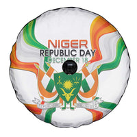 Niger Republic Day Spare Tire Cover Coat Of Arms With Flag - Wonder Print Shop