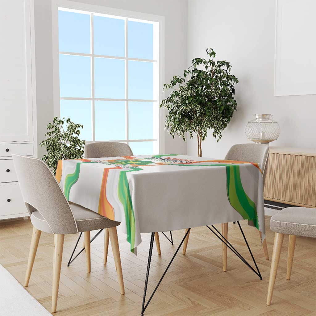 Niger Republic Day Tablecloth Coat Of Arms With Flag - Wonder Print Shop