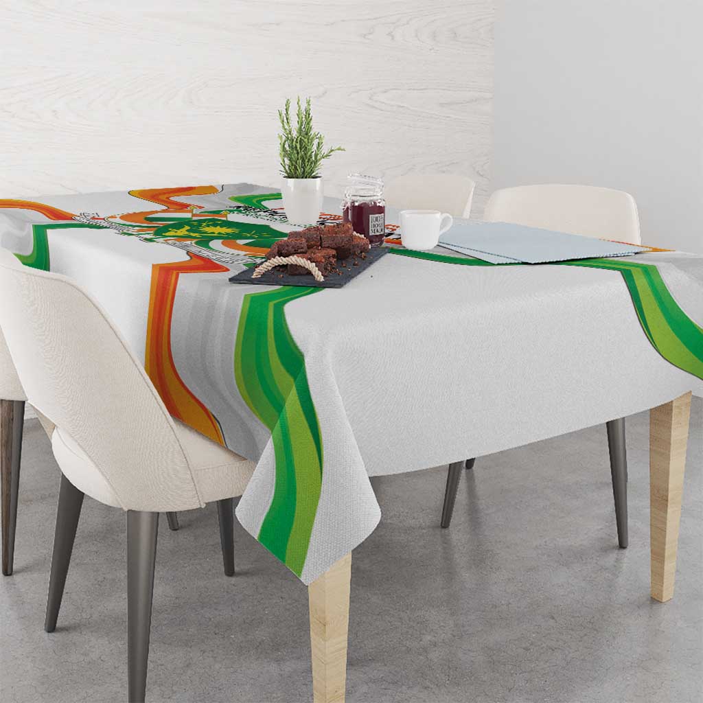 Niger Republic Day Tablecloth Coat Of Arms With Flag - Wonder Print Shop
