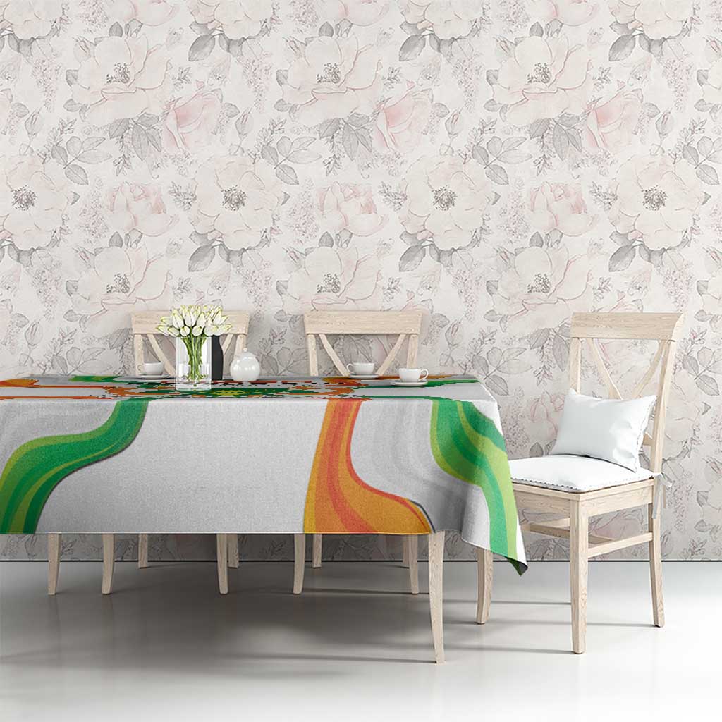 Niger Republic Day Tablecloth Coat Of Arms With Flag - Wonder Print Shop