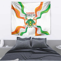 Niger Republic Day Tapestry Coat Of Arms With Flag - Wonder Print Shop