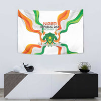 Niger Republic Day Tapestry Coat Of Arms With Flag - Wonder Print Shop
