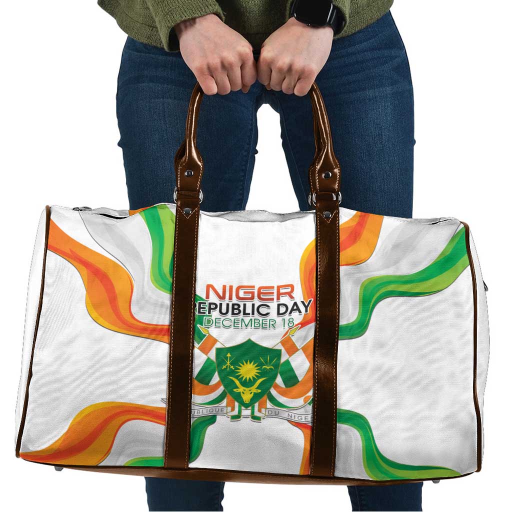 Niger Republic Day Travel Bag Coat Of Arms With Flag - Wonder Print Shop